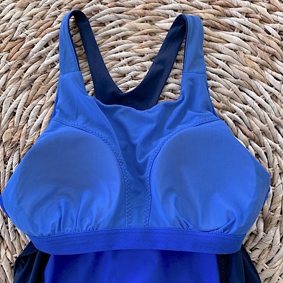 Athleta Caspian Colorblock Racerback Swim Dress - Picture 9 of 13